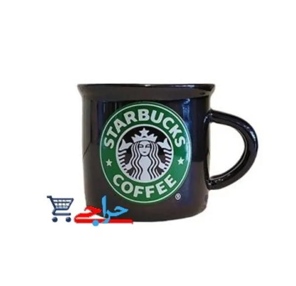 شات قهوه خوری استارباکس مشکی 80 میل | STAR BUCKS